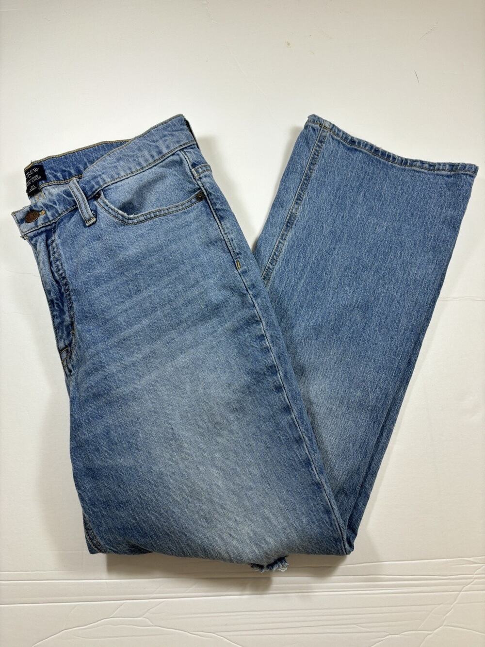 J Crew High-rise Flare Crop Jeans 30 Kick Flare 5 Pocket Style Distressed